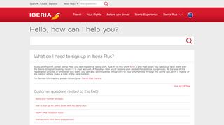 
                            10. What do I need to sign up in Iberia Plus?