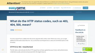 
                            12. What do the HTTP status codes, such as 403, 404, 500, mean? - FAQ ...