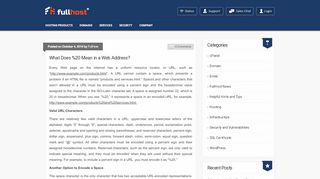 
                            1. What Does %20 Mean in a Web Address? - FullHost ®