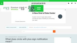
                            1. What does circle with plus sign notification mean? - Android ...