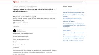 
                            12. What does error message 504 mean when trying to sign into Kraken ...