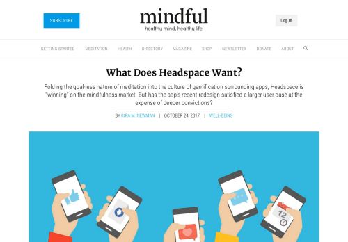 
                            6. What Does Headspace Want? - Mindful