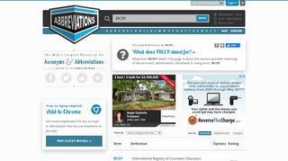
                            12. What does IRCEP stand for? - Abbreviations.com