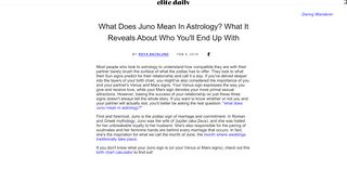 
                            8. What Does Juno Mean In Astrology? What It Reveals About Who You'll ...