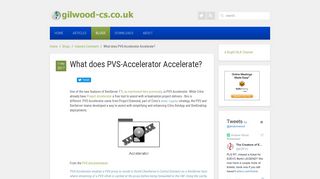 
                            10. What does PVS-Accelerator Accelerate? - Gilwood CS Ltd