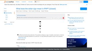 
                            1. What does the dollar sign mean in PHP? - Stack Overflow
