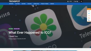 
                            9. What Ever Happened to ICQ? - TechSpot