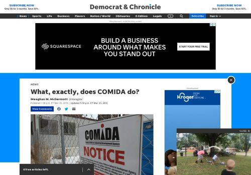 
                            5. What, exactly, does COMIDA do? - Democrat and Chronicle