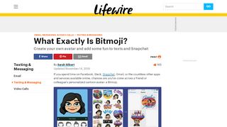 
                            13. What Exactly Is Bitmoji? - Lifewire