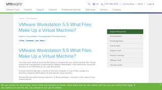 
                            2. What Files Make Up a Virtual Machine? - VMware