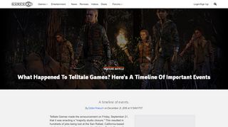 
                            13. What Happened To Telltale Games? Here's A Timeline Of Important ...