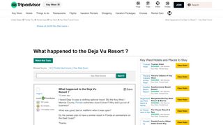 
                            12. What happened to the Deja Vu Resort ? - Key West Forum - ...