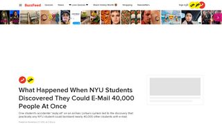 
                            7. What Happened When NYU Students Discovered They Could E-Mail ...