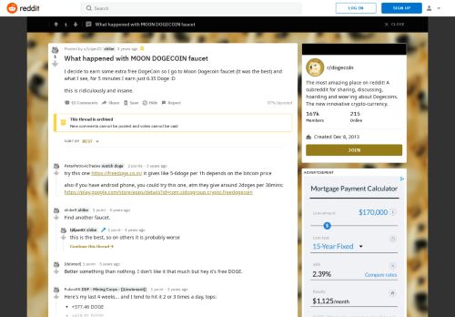 
                            5. What happened with MOON DOGECOIN faucet : dogecoin - Reddit