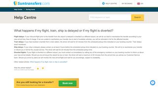 
                            12. What happens if my flight, train, ship is delayed or if my ... - Help Centre