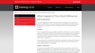 
                            10. What Happens if You Work Without an SIA Licence? | The Training ...