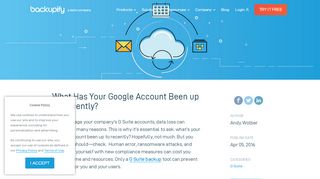 
                            9. What Has Your Google Account Been up to Recently? - Backupify