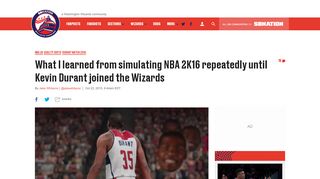 
                            10. What I learned from simulating NBA 2K16 repeatedly until Kevin ...