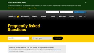
                            6. What if my account is locked, can I still change my login ... - CommSec