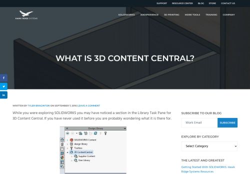 
                            5. What is 3D Content Central? - Hawk Ridge Systems