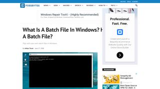 
                            13. What Is A Batch File In Windows? How To Create A Batch File?