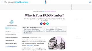 
                            11. What Is a DUNS Number and How Does It Affect Business?