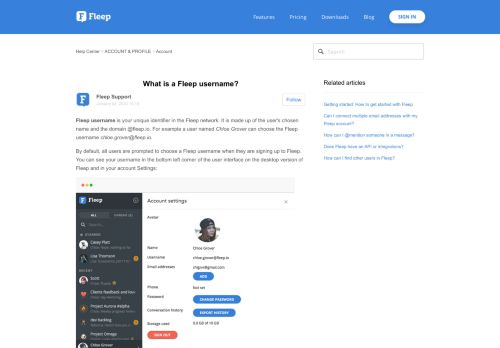 
                            5. What is a Fleep username? – Help Center