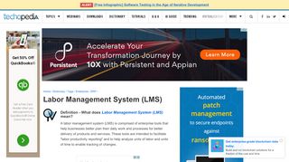 
                            12. What is a Labor Management System (LMS)? - Definition from ...