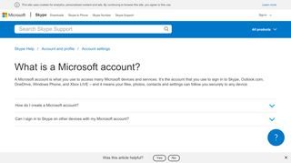 
                            11. What is a Microsoft account? | Skype Support