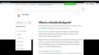 
                            6. What is a Mozilla Backpack? | Open Badges Help - Mozilla Support