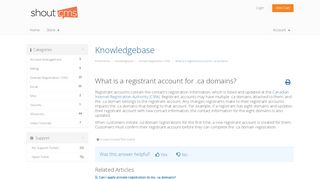 
                            11. What is a registrant account for .ca domains? - Knowledgebase ...