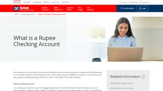 
                            10. What is a Rupee Checking Account? – Kotak Bank