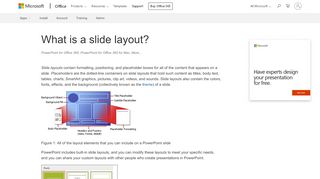 
                            13. What is a slide layout? - Office Support