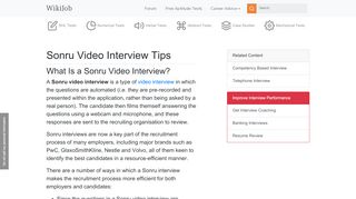 
                            6. What Is A Sonru Video Interview? How It Works & Useful Tips - WikiJob