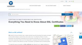 
                            2. What is a SSL Certificate? – Verisign India