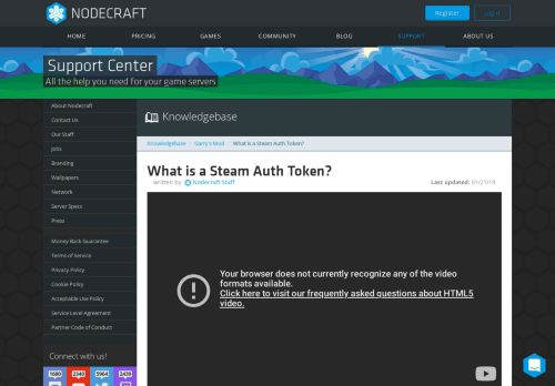 
                            5. What is a Steam Auth Token? | Garry's Mod | Knowledgebase Article ...