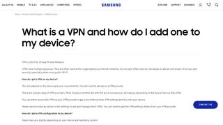 
                            10. What is a VPN and how do I add one to my device? | Samsung ...