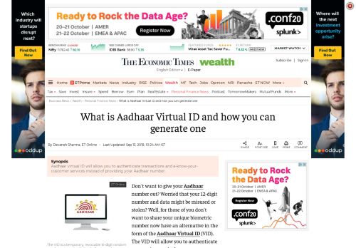 
                            12. What is Aadhaar Virtual ID and how you can generate one