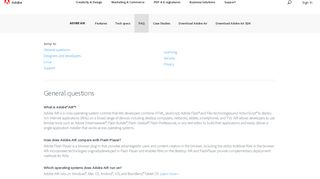 
                            4. What is Adobe AIR | Frequently asked questions
