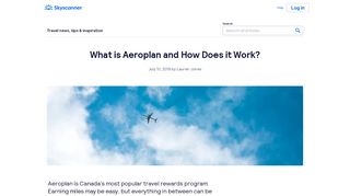 
                            12. What is Aeroplan and How Does it Work? | Skyscanner Canada