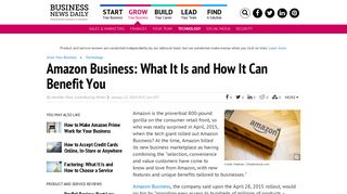 
                            6. What Is Amazon Business and What Are The Benefits to Using It?