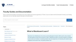 
                            9. What is Blackboard Learn? | Blackboard Learn | Faculty Guides and ...