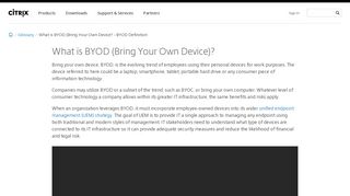 
                            5. What is BYOD (Bring Your Own Device? - BYOD Definition - Citrix