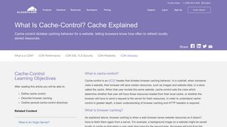 
                            8. What Is Cache-Control? Cache Explained | Cloudflare