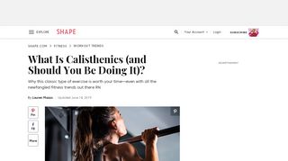 
                            9. What Is Calisthenics? Learn the Benefits of Bodyweight Workouts ...