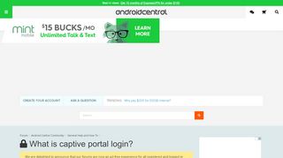 
                            8. What is captive portal login? - Android Forums at AndroidCentral.com