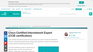 
                            11. What is Cisco Certified Internetwork Expert (CCIE certification ...