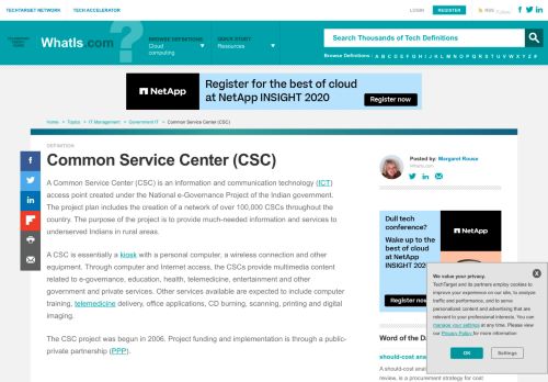 
                            9. What is Common Service Center (CSC)? - Definition from WhatIs.com