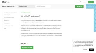
                            2. What is Commute? | Uber Partner Help