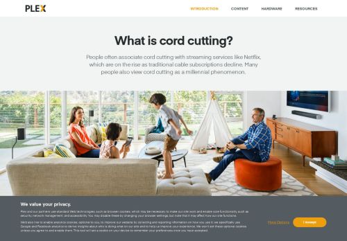 
                            5. What is cord cutting? | Plex for Cord Cutters